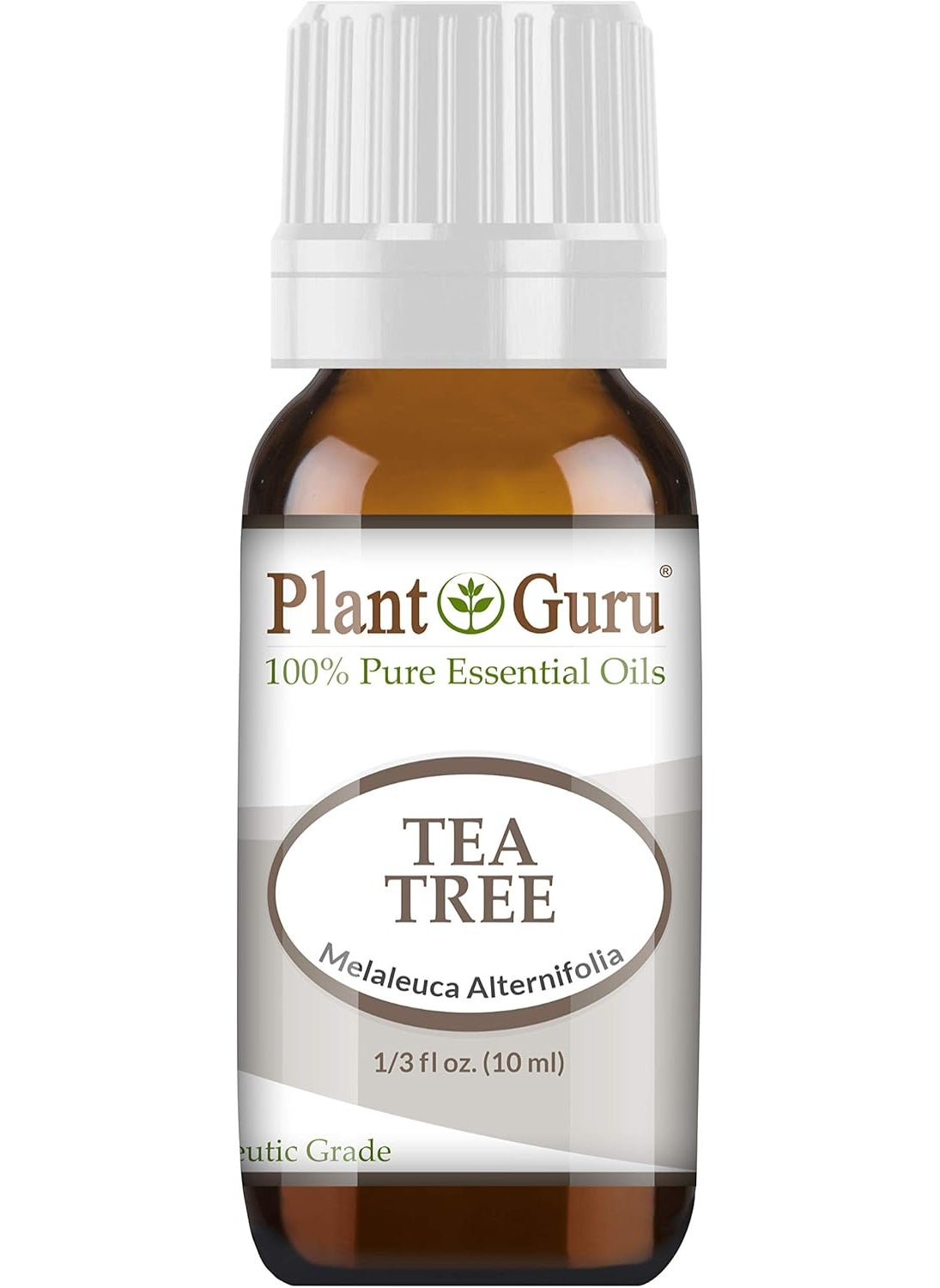 Tea Tree Essential Oil 10 ml. 100% Pure Undiluted Therapeutic Grade Extract of Melaleuca Alternifolia for Skin, Body, Hair Growth, Scalp Dandruff, Acne and Aromatherapy Diffuser Humidifier