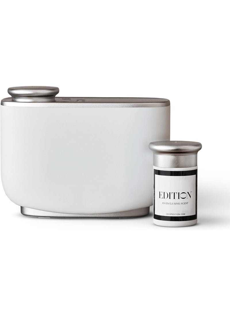 EDITION Room Diffuser and Scent Capsule Set - Signature Hotel Scent - Notes of Black Tea, Sicilian Bergamot, and Cedarwood