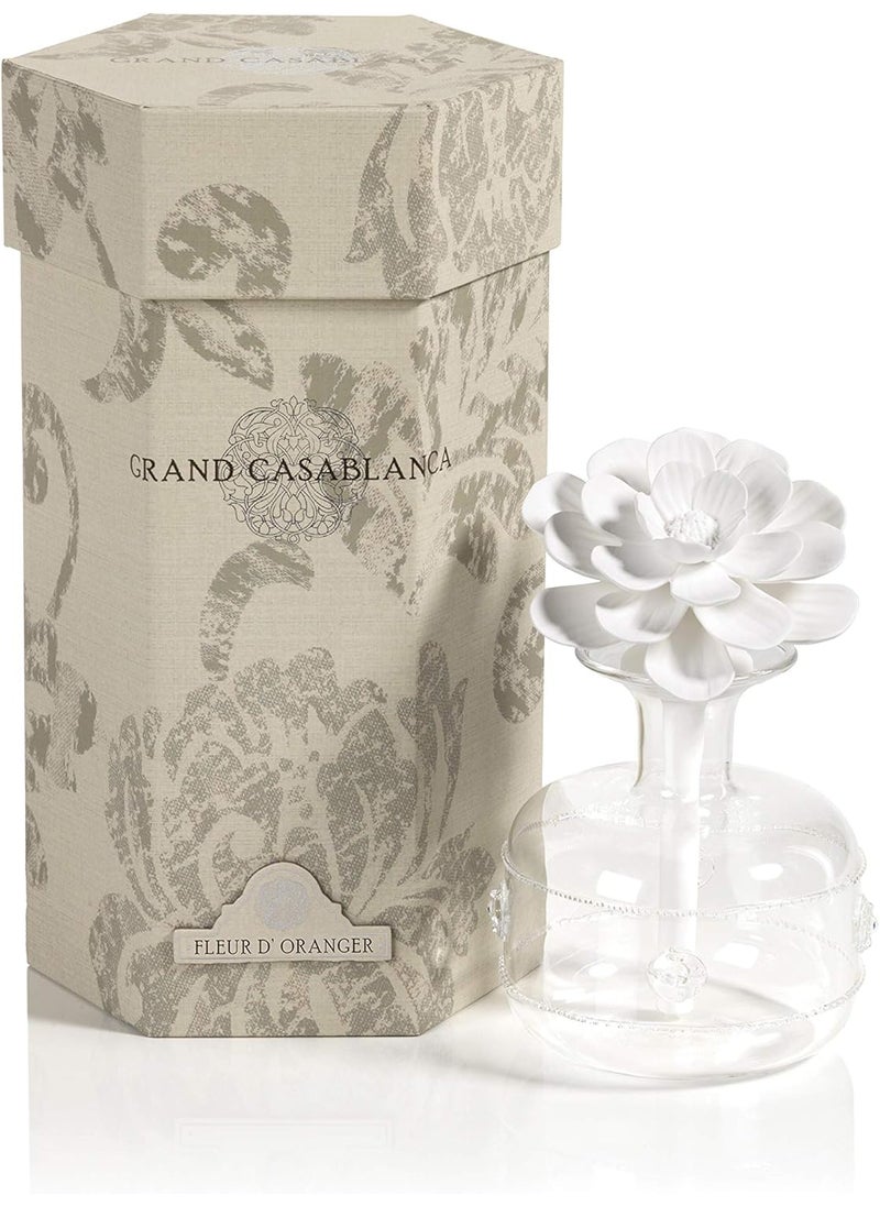 Zodax Grand Casablanca Porcelain Diffuser Fleur d' Oranger