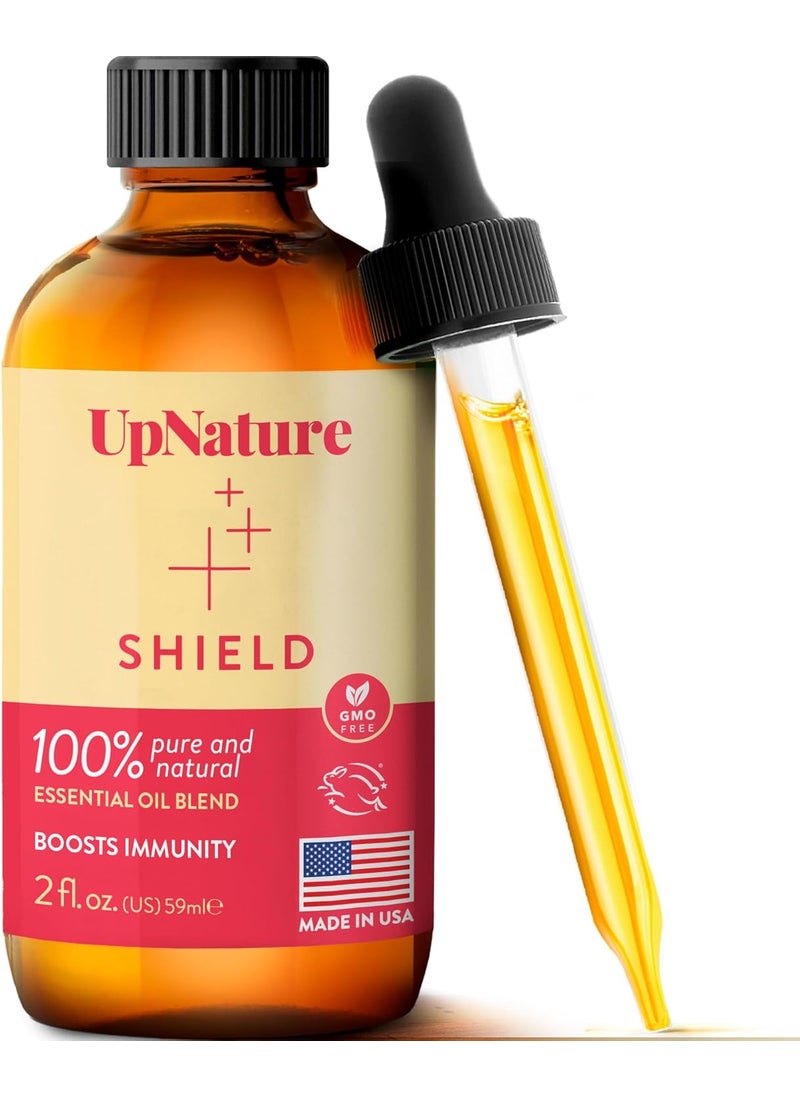 UpNature Shield Essential Oil - Huge 2oz - 100% Natural Oil for Household Cleaner Concentrate for Diffuser Aromatherapy