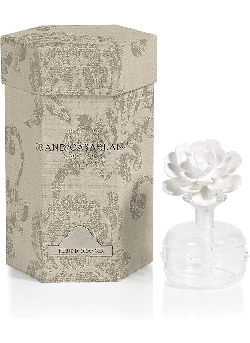 Zodax Mini Grand Casablanca Porcelain Diffuser Fleur d' Oranger