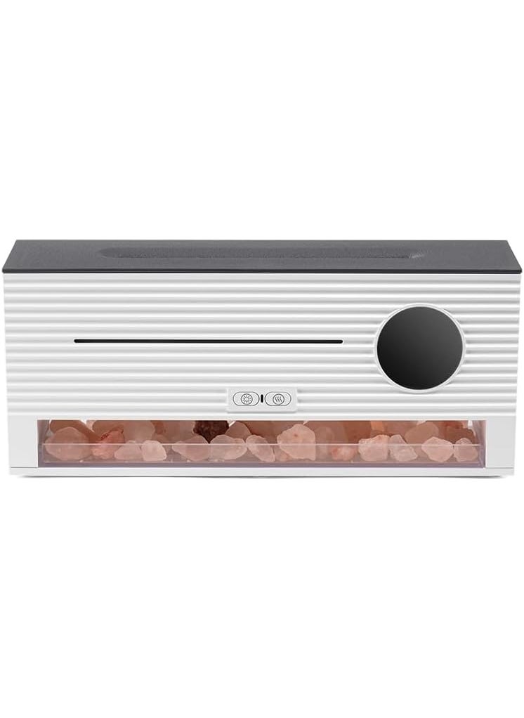 Flame Air Aromatherapy Diffuser, Alarm Clock Fire Mist Humidifier 260ml Aroma Diffusers for Bedroom Essential Oils Cool Flame Oil Diffuser (Size:9.9