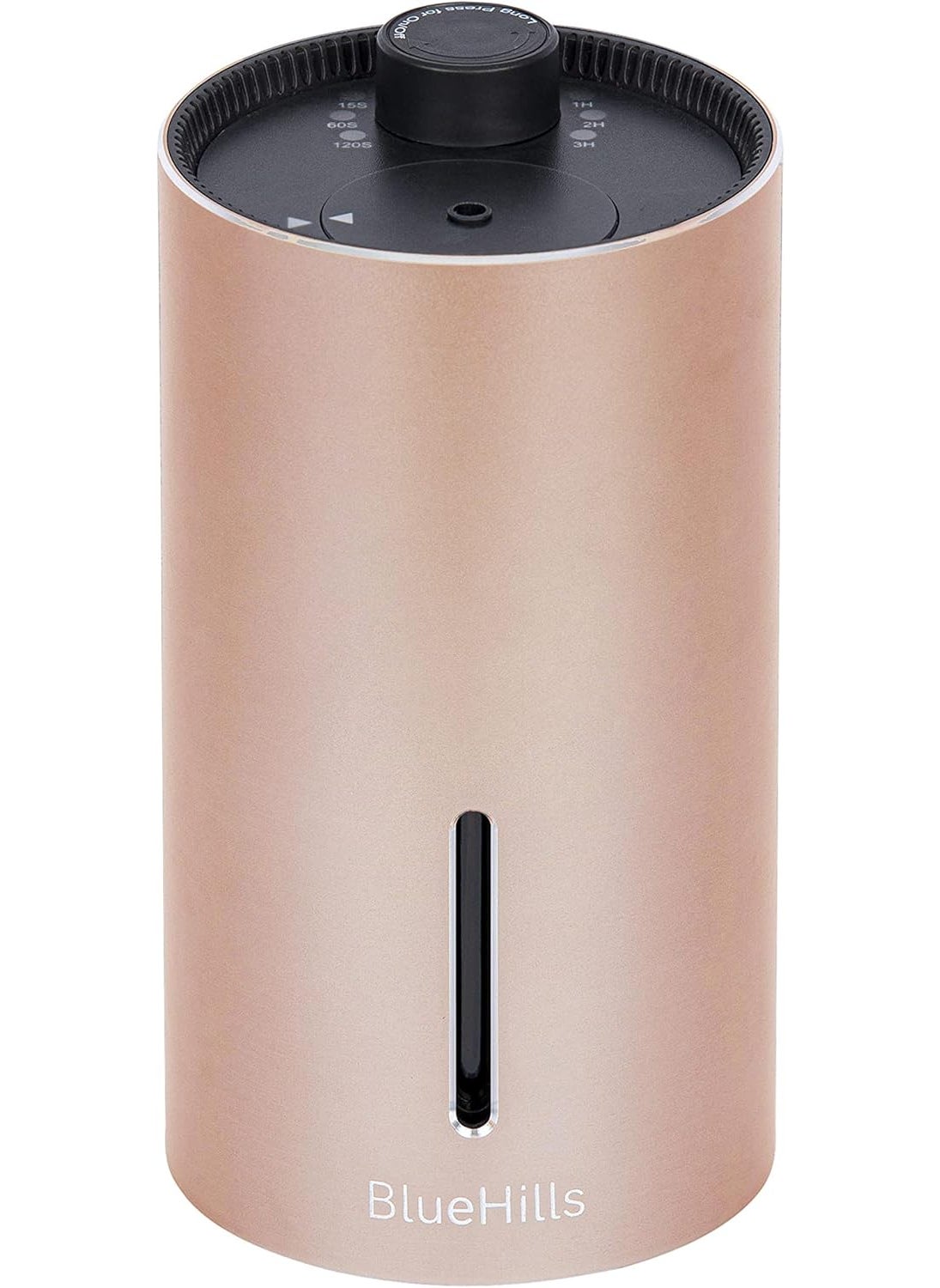 BlueHills Waterless Cordless Car Essential Oil Diffuser Aromatherapy Mini Compact Diffuser for Oils Large Room Portable USB Travel Battery Operated Rechargeable Hotel Home - J04 Rose Gold