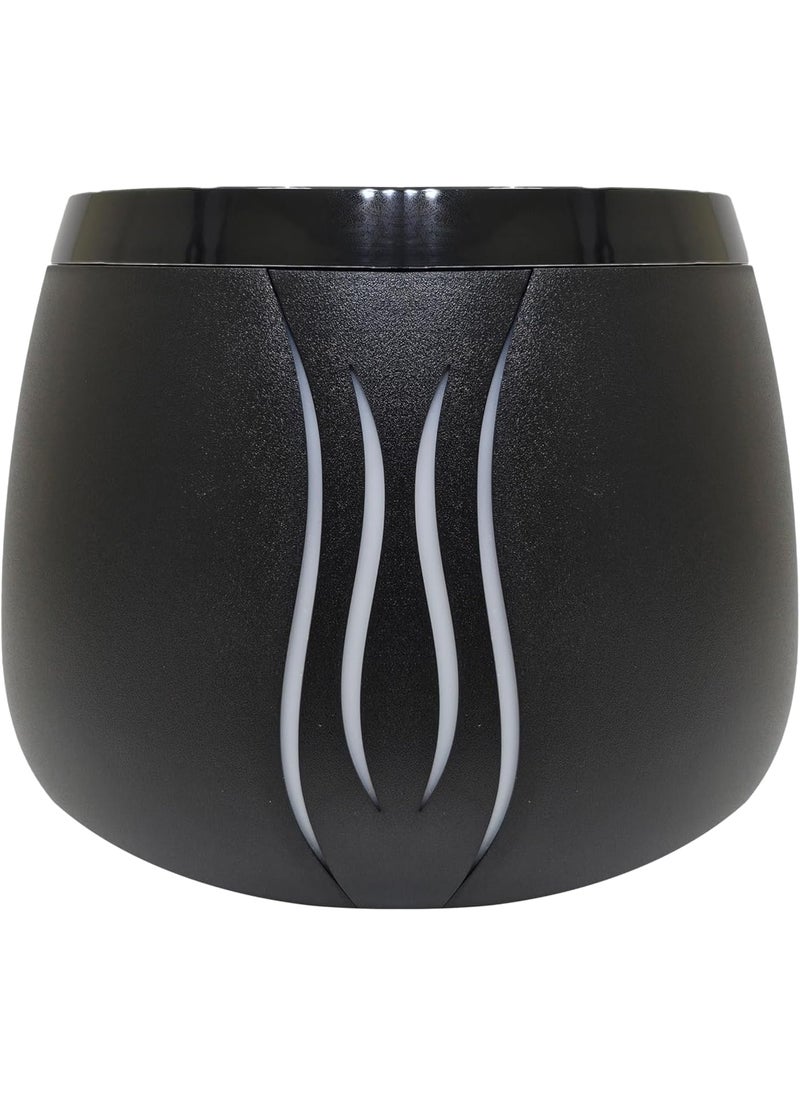 Lite Smell, Essential Oil Diffuser, Humidifier Vaporizer, Aromatherapy, Fragrant Oil, 600 ml, Diffuser Whith Remote Control, Safety Switch Black, ultrasonic, MoYun, Medium