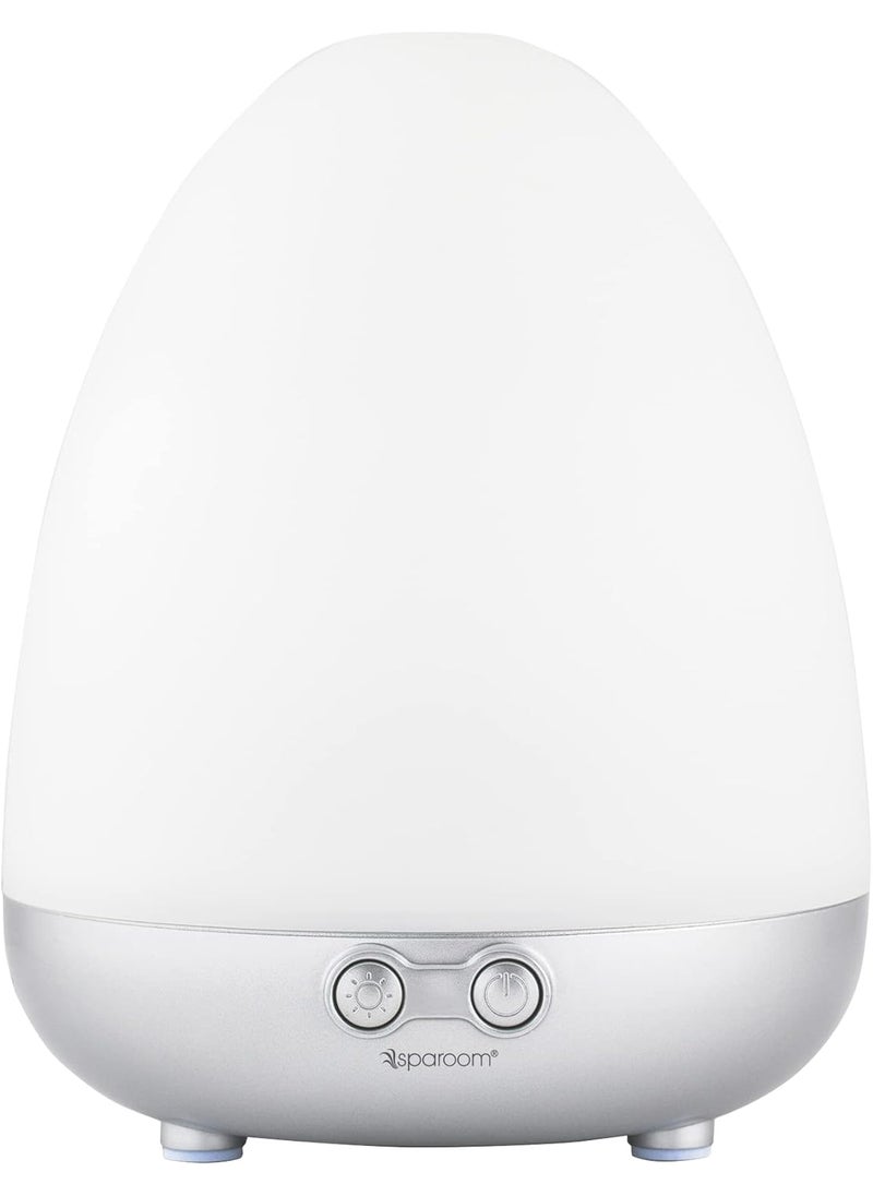 SpaRoom Optimist Aromatherapy Ultrasonic Misting Essential Oil Diffuser for Large Rooms, 250 mL Water Capacity, Automatic Shut Off