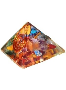 Jet New Chakra Single Baby Pyramid 20-25 mm Free Booklet Crystal Therapy Chokurei X-mas Crystal Gemstones Rare Unique Image is JUST A Reference.
