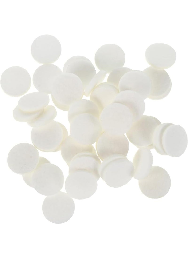 Healifty 100Pcs Diffuser Locket Pads,Essential Oil Refill Pad,Diffuser Pads Round,Refill Pads for Essential Oil Diffusers