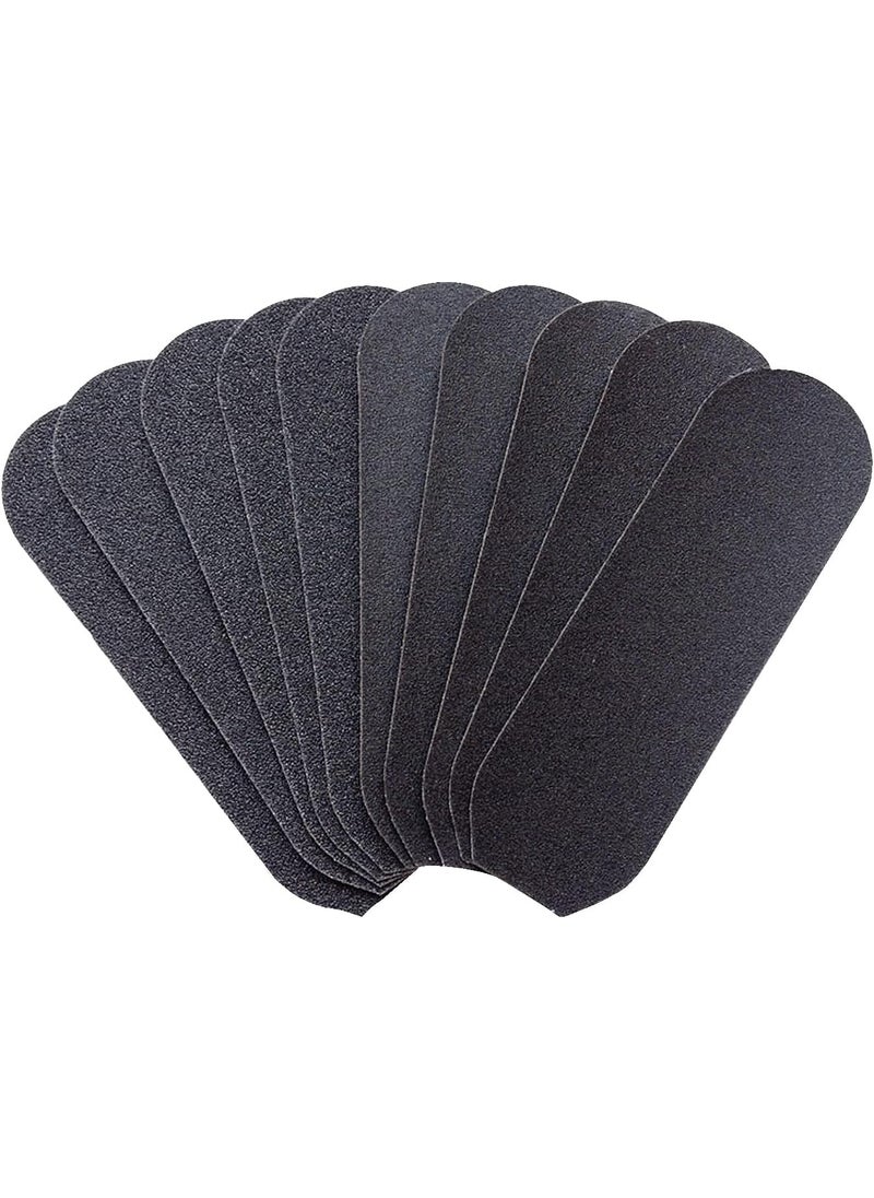 NMKL38 Pedicure File Refill Pads Callus Remover, Pedi File Replacement for Reusable Stainless Steel Foot Rasp Handle, 50 Count (Black - 80 Grit)