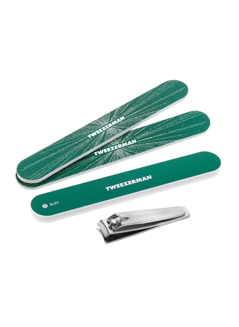 Tweezerman Emerald Shimmer Manicure Kit