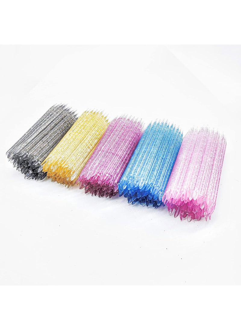 500 PCS Disposable Nail Stick Cuticle Pusher bulk Nail Care Sticks Cuticle Manicure and Pedicure Stick for Fingernail Cleaning Cuticle Stick