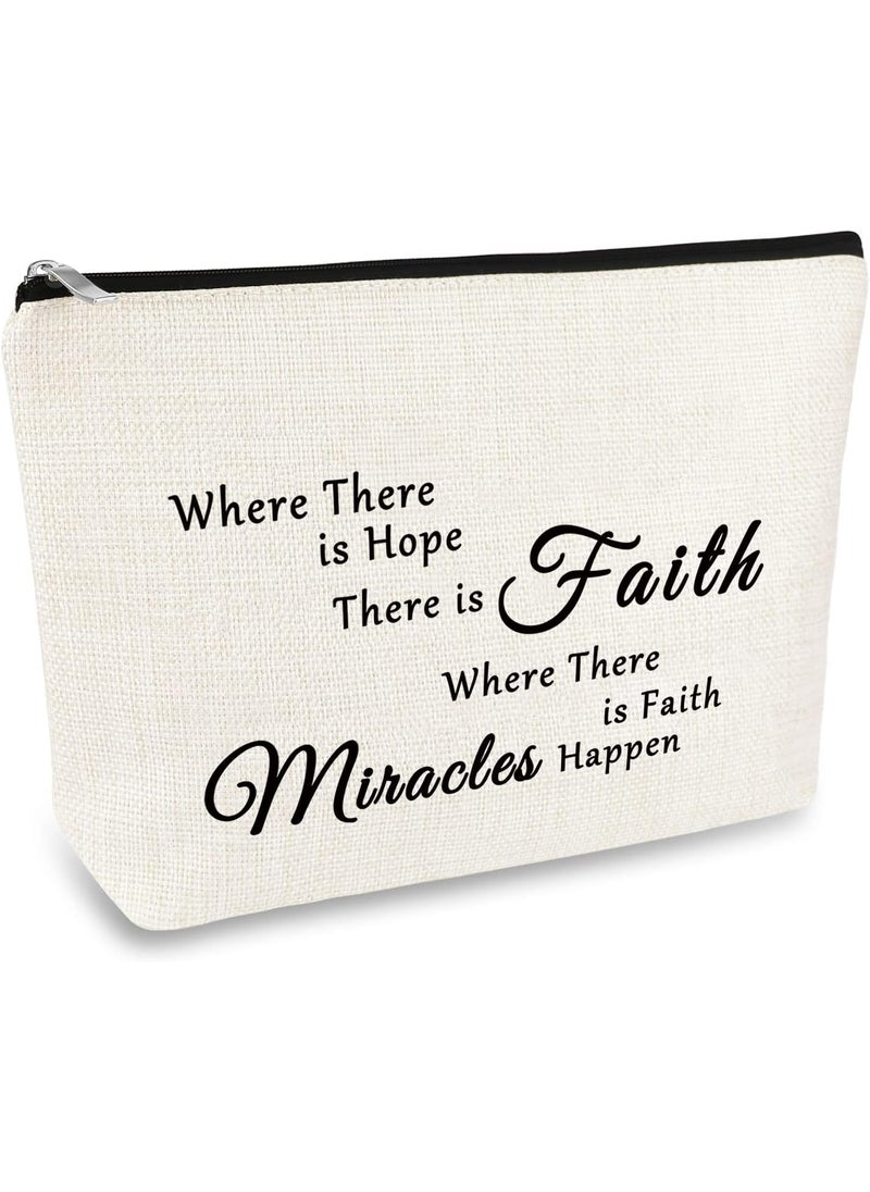 IVF Transfer Day Gift IVF Support Gift Makeup Bags for Women IUI Fertility Gift Infertility Mom Gift Fertility Wish Gift Cosmetic Bag Baptism Gift Encouragement Gift TTC Gift Travel Cosmetic Pouch