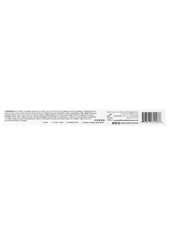 Billion Dollar Beauty, Billion Dollar Brows, Brows on Point: Micro Brow Pencil, Raven, 0.002 oz (0.045 g)