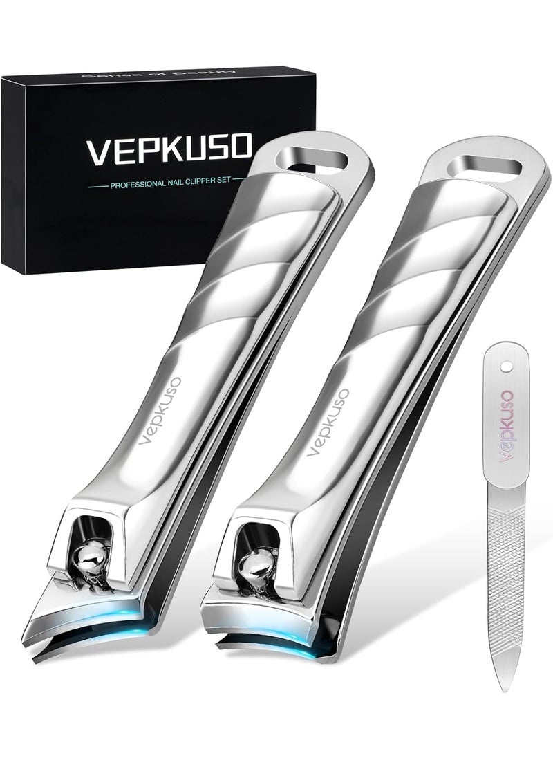 German Nail Clippers for Thick Ingrown Nail for Men, Heavy Duty Large Toenail Clippers for Thick Nails for Seniors, Super Sharp Ingrown Toe Nail Clippers with Long Handle
