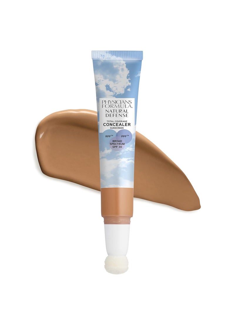 Physicians Formula Natural Defense Total Coverage Concealer Medium | Dermatologist Tested, Clinicially Tested