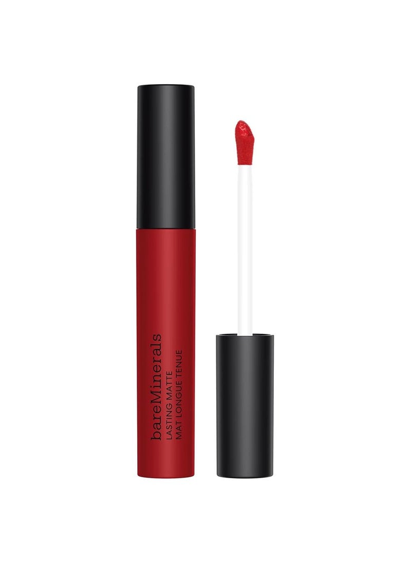 bareMinerals Mineralist Lasting Matte Liquid Lipstick for Women, Velvet Matte Finish, All-Day Wear, Weightless, Non-Drying Formula, Talc-Free Lipstick