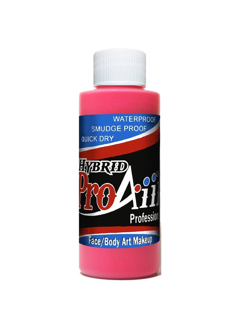 ProAiir Face and Body Painting Makeup - 2oz (60ml) Fluorescent Hot Pink