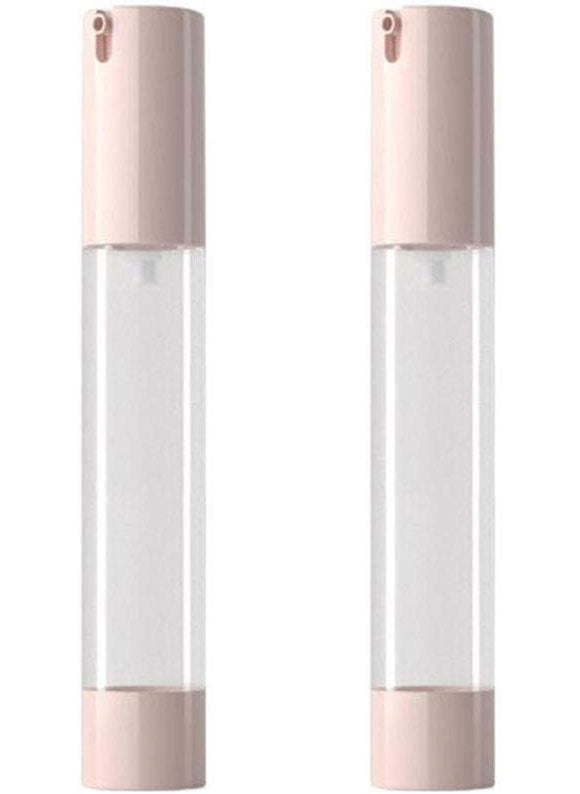 8 Pcs 30ml/1oz Airless Pump Bottles Empty Clear Plastic Vacuum Bottle with Lid Travel Size Cosmetic Containers for Liquid Foundation Lotion Moisturizer Emulsion Serum