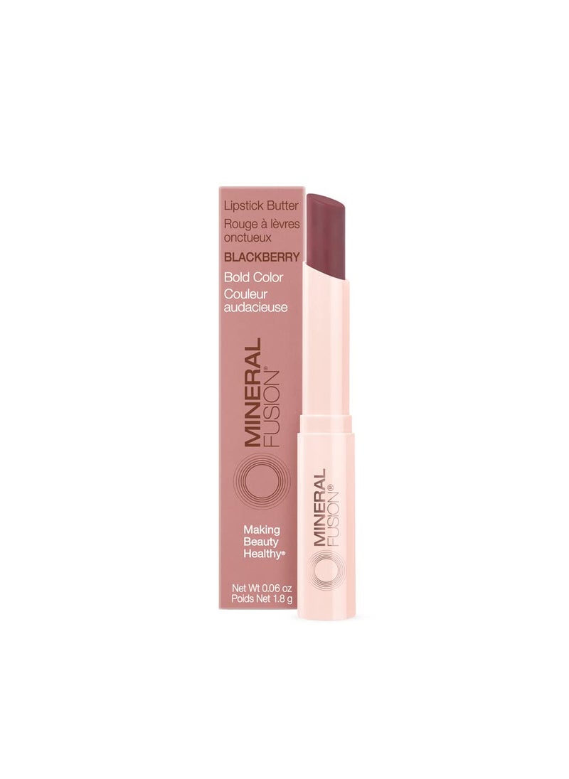 Mineral Fusion Lipstick Butter, Blackberry, 0.06 Ounce