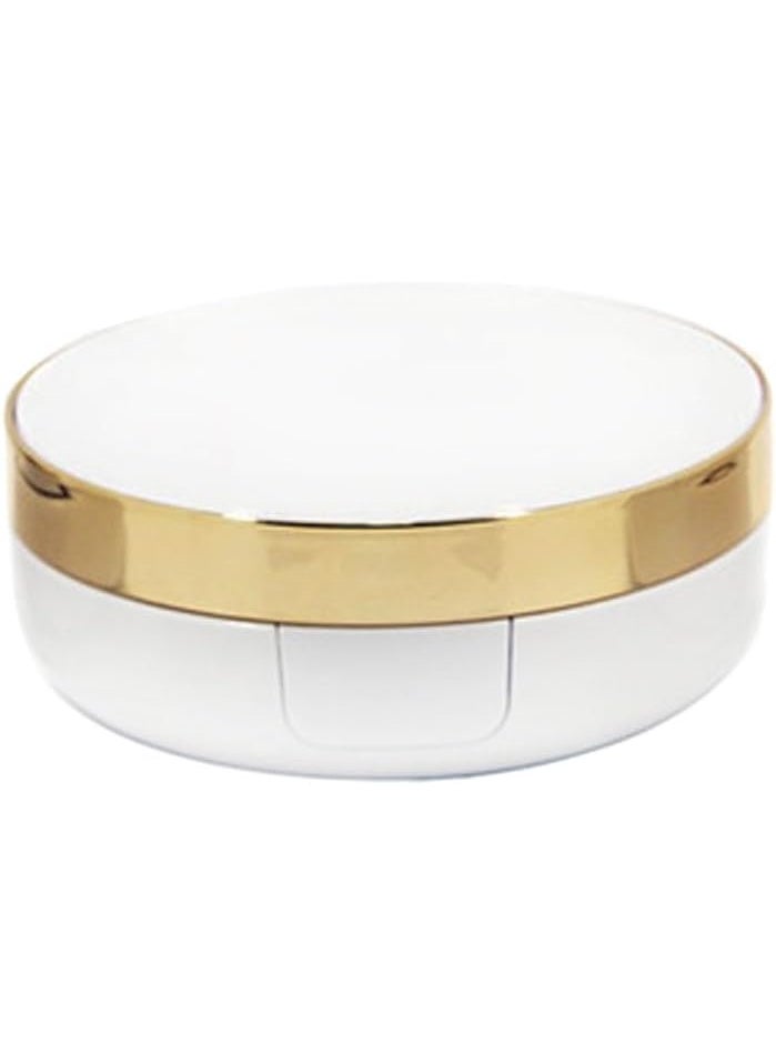 15ml 0.5oz Empty Portable Luxurious Air Cushion Puff Box Dressing Case Powder Box BB Cream Container Holder with Air Cushion Sponge Powder Puff and Mirror (Golden)