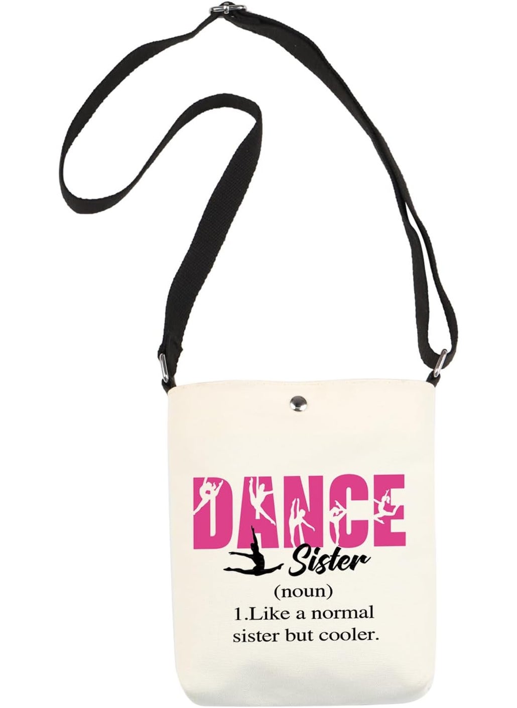 XYANFA Dance Sister Cosmetic Bag Dancing Gift Ballet Dancer Gift Little Sister Big Sis Gift Gifts For Dance Sister