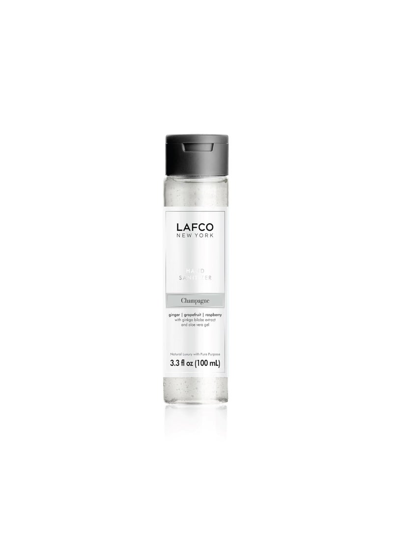LAFCO New York Hand Sanitizer, Champagne - 3.3 fl oz - Purifies & Hydrates - Cruelty Free
