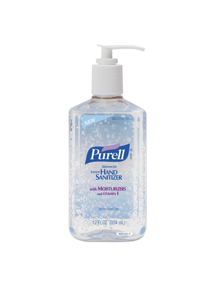 PURELL 365912EA Advanced Instant Hand Sanitizer, 12oz Pump Bottle