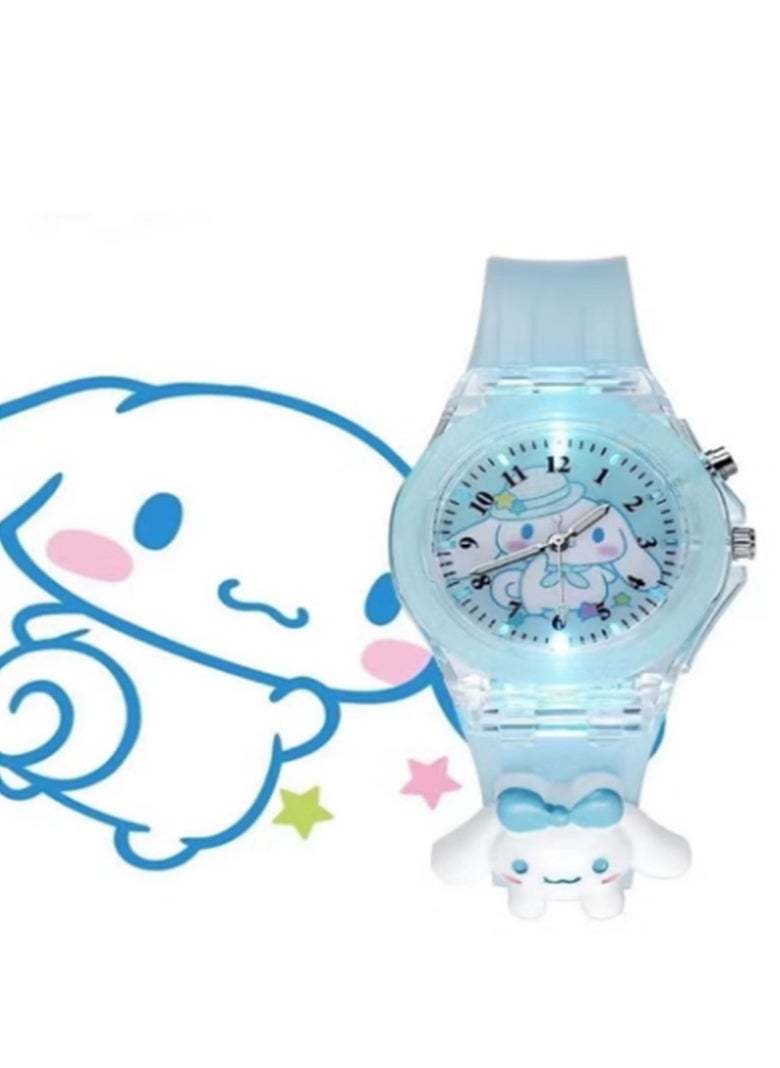Sanrio Cartoon Digital Watch for Kids, Child Colorful Luminous Cartoon Watch
