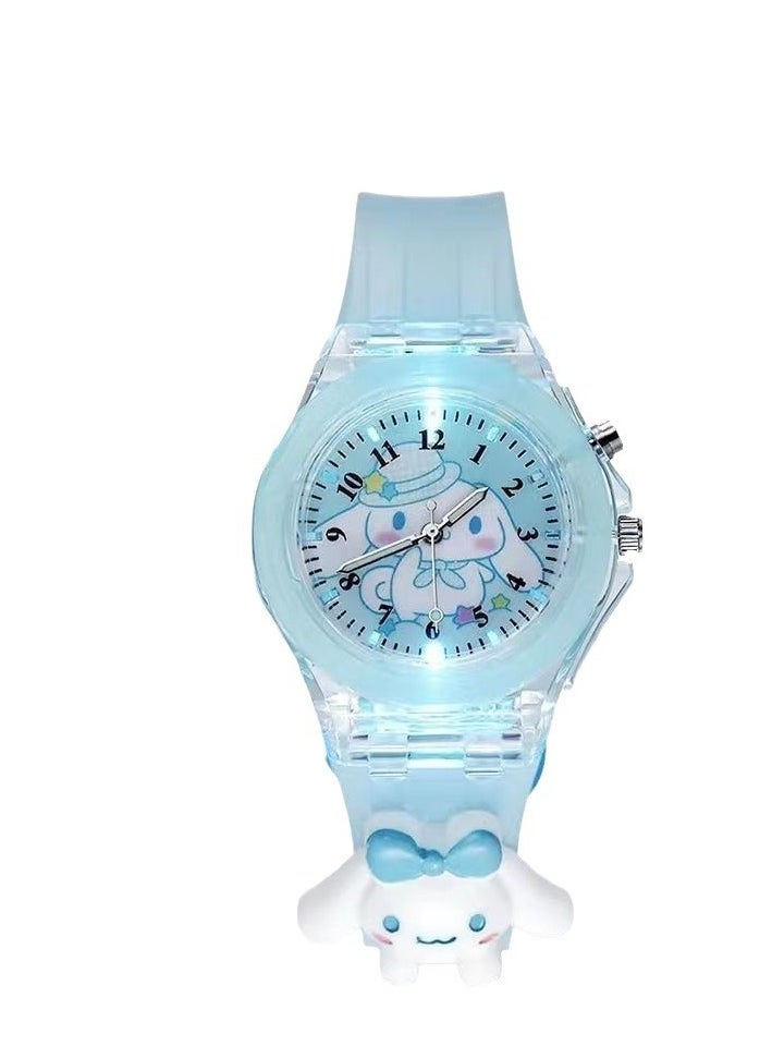 Sanrio Cartoon Digital Watch for Kids, Child Colorful Luminous Cartoon Watch