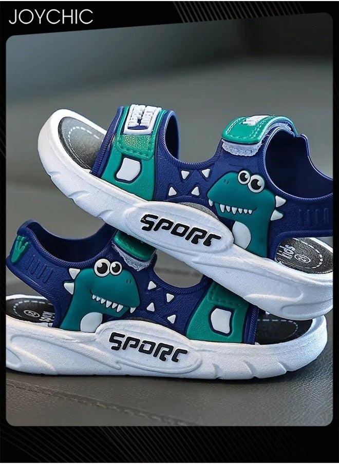 Boys' Summer Casual Open Toe Soft Outdoor Beach Sandal Breathable Sports Water Shoe for Little Child