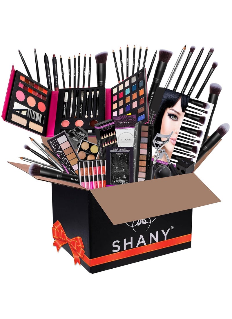 SHANY Cosmetics SHANY Gift Surprise- EXCLUSIVE - All in One Makeup Bundle - COLORS & SELECTION VARY MULTI-COLORED, Unscented