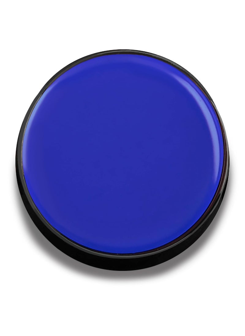 Mehron Makeup Color Cups | Stage, Foundation, Face Paint, Body Paint, Halloween | Face Paint Makeup | Greasepaint .5 oz (14 g) (Blue)