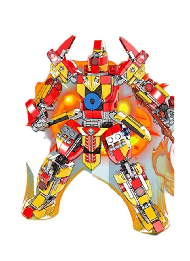 Zhang Fei 2 Transformed Mecha 411 Particle Assembly Set Toy, Three Kingdoms Hero Building Blocks Game, Best Learning And Role Playing, Gift
