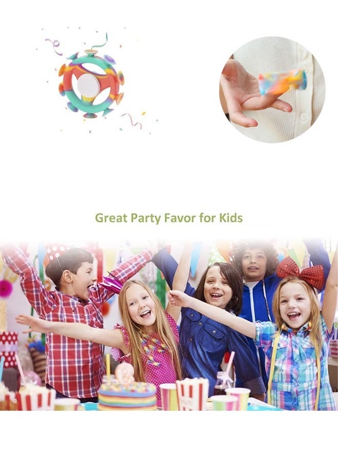 Silicone Sucker Fidget Spinners, Multicolor, Round, Fidget Spinner, Toys & Games, Casual, All Ages, Kids and Adults, Including Those with Sensory Needs