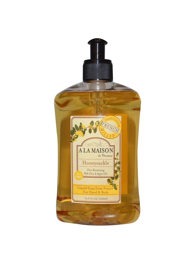 A LA MAISON Soap Liq Frnch Hnysckle, 16.9 oz.