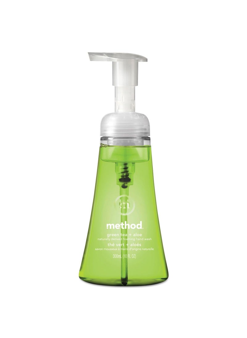 Method Foaming Hand Soap, Green Tea + Aloe, Biodegradable Formula, 10 Fl Oz