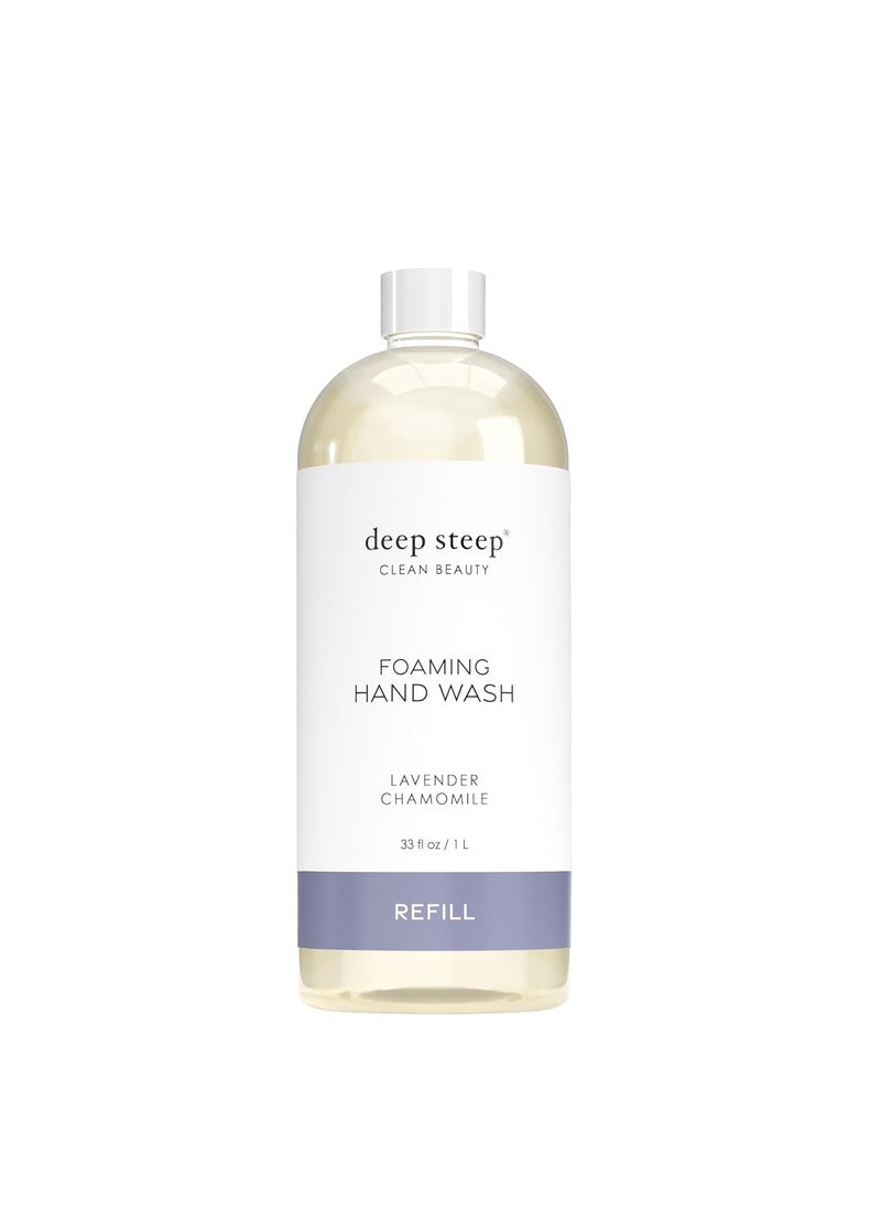 Deep Steep Foaming Hand Wash Refill, 33 Fl Oz (Lavender Chamomile)