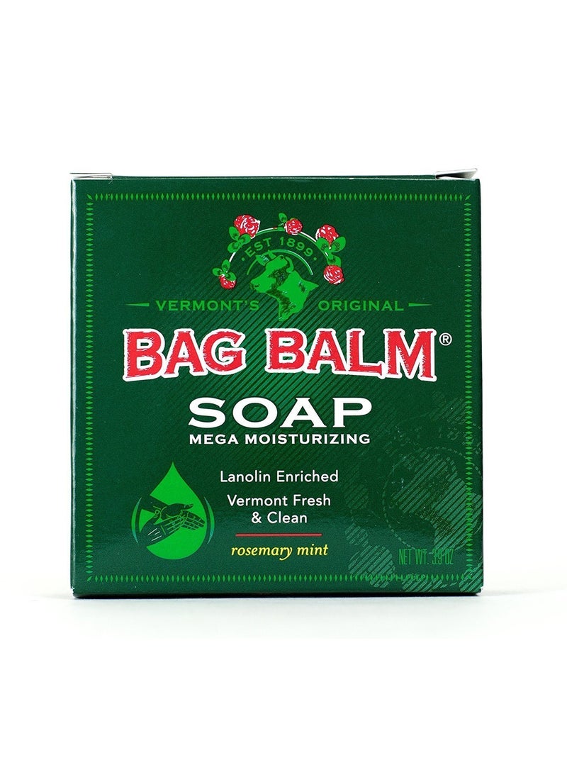 Bag Balm Mega Moisturizing Soap Rosemary Mint Scent - 3.9oz, 5 Pack