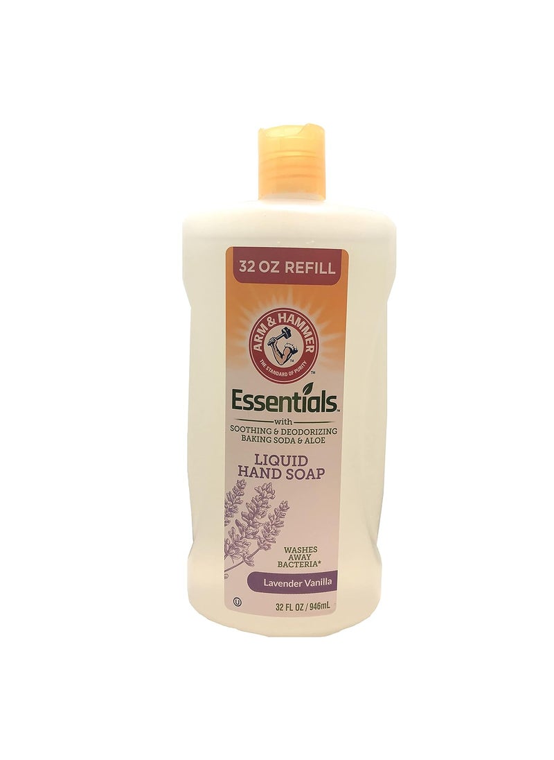 Arm & Hammer Essentials Liquid Hand Soap Refill Lavender Vanilla 32 Fl0z