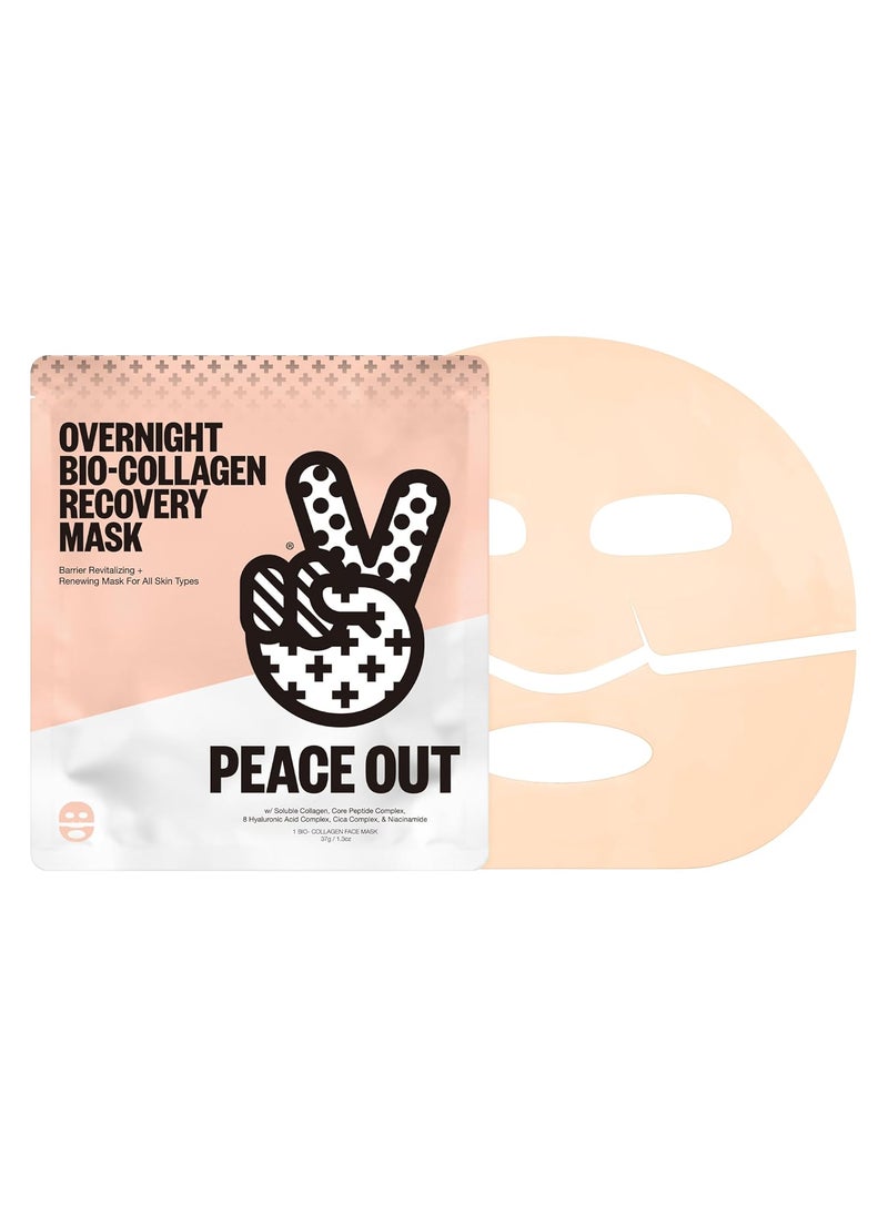 PEACE OUT Skincare Overnight Recovery Face Mask