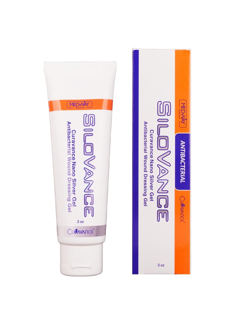MedVance CuraVance SiloVance Nano Silver gel - White, 3 Oz