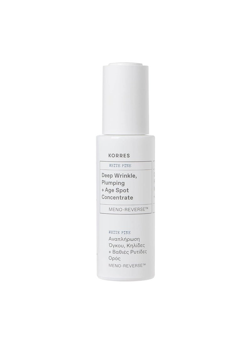 KORRES Korres White Pine Meno-Reverse Deep Wrinkle, Plumping + Age Spot Concentrate 30 Ml, 1 ct.