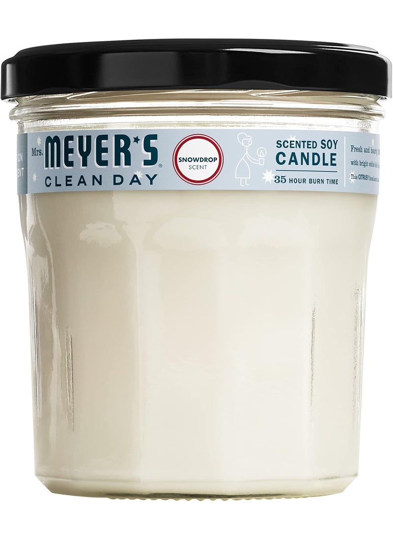 Mrs Meyer's Clean Day Snow Drop Candle (7.2 Ounce (Pack of 1))