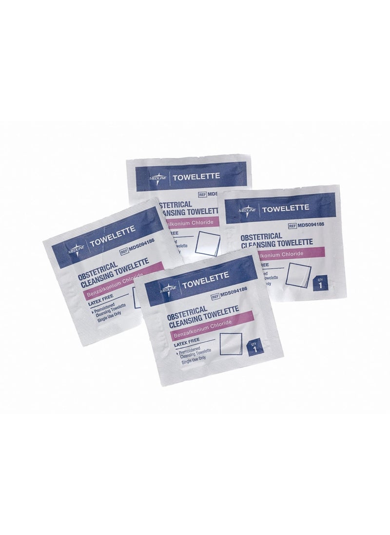 Medline Obstetrical Latex Free Cleansing Towelette (Pack of 1000)