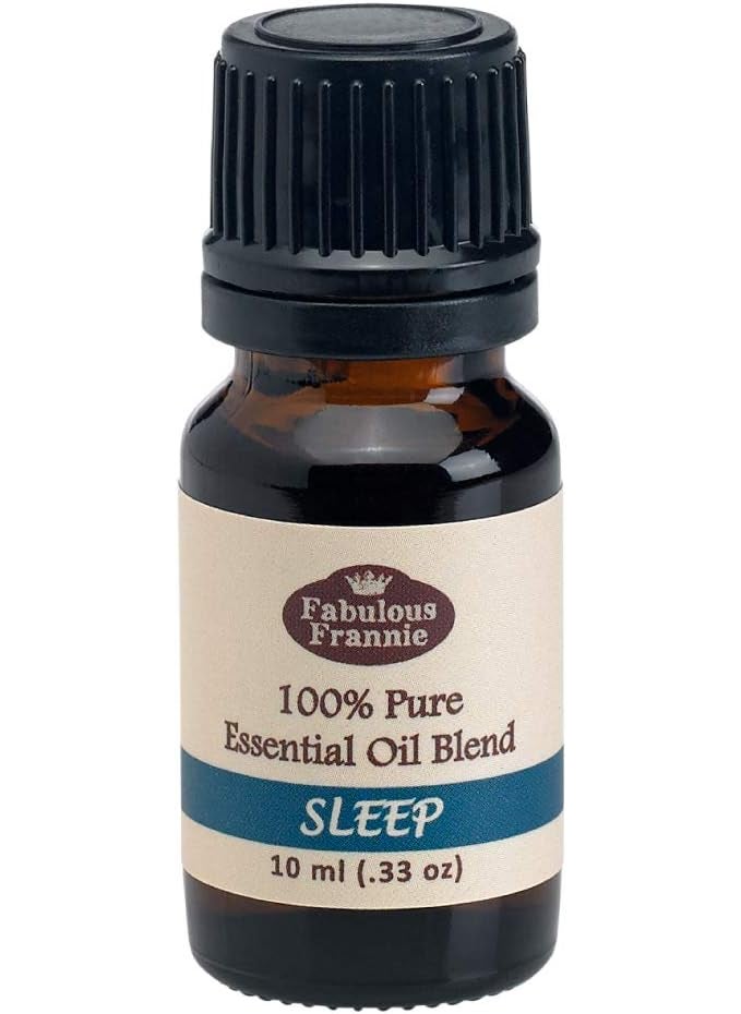 Fabulous Frannie Sleep Essential Oil Blend 100% Pure, Undiluted Essential Oil Blend Therapeutic Grade - 10 ml A Perfect Blend of Chamomile, Marjoram, Bulgarian Lavender and Vetiver Essential Oils.