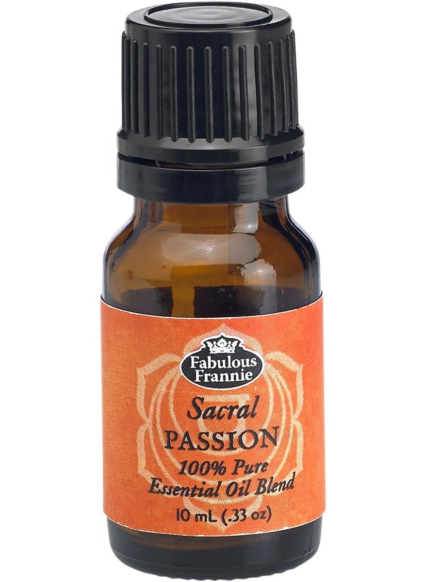 Fabulous Frannie 2nd Chakra Sacral Passion Pure Essential Oil Blend undiluted .33oz (10ml)