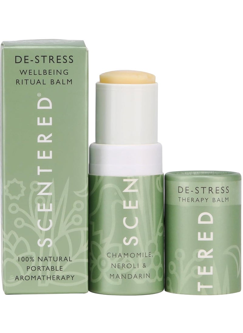 Scentered Aromatherapy Stress Relief Balm Stick  De Stress Essential Oil Roll On for Calm  Relaxation  100 Natural Stress Reliever  Chamomile Cedarwood Rosemary  Stress Relief Gifts for Women