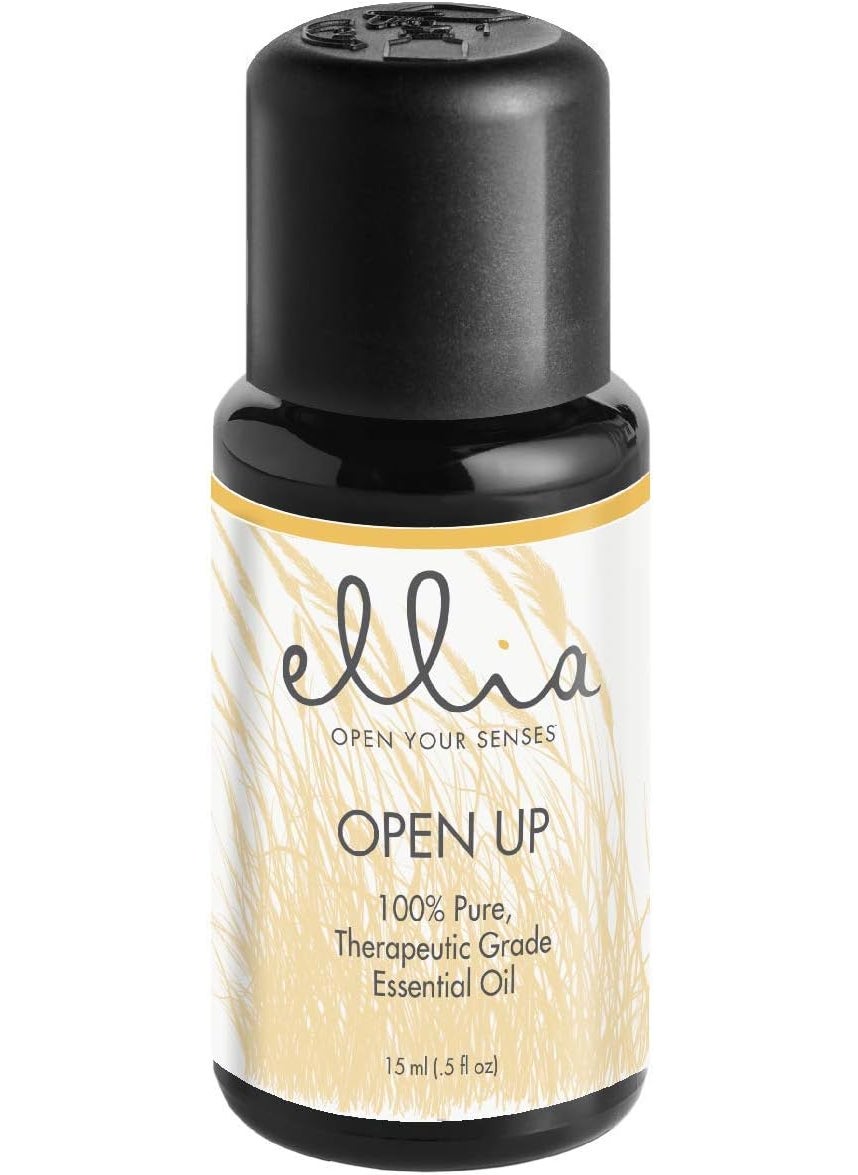 Ellia Diffuser Essential Oil | Open Up Blend| 15ml, 100% Pure, Therapeutic Grade