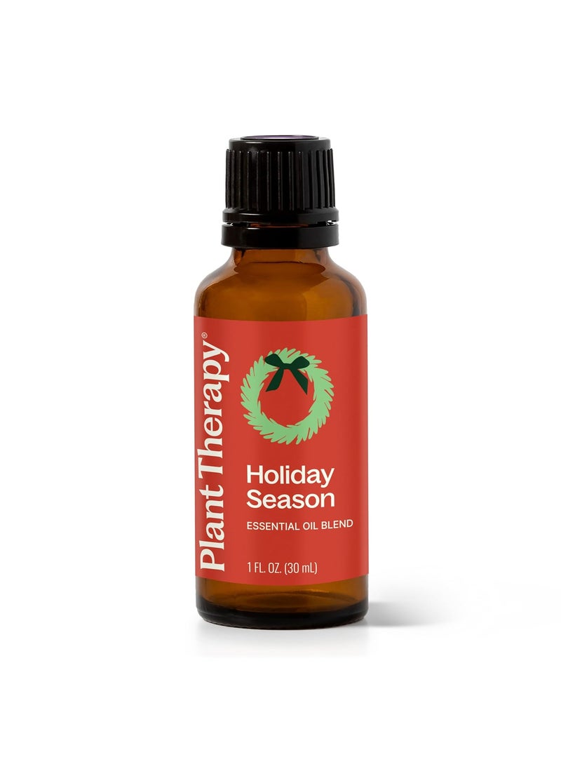 Plant Therapy Holiday Season Synergy Essential Oil 30 mL (1 oz) 100% Pure, Undiluted, Therapeutic Grade