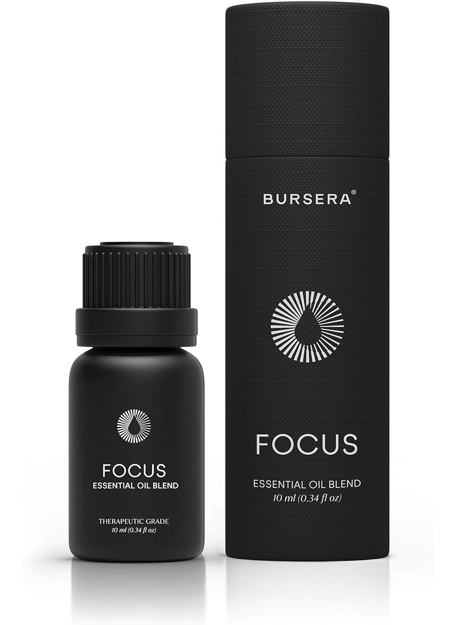 Bursera Focus Peppermint Lemon Lavender Bergamot 10ml Therapeutic Grade Aromatherapy Diffuser Oil Blend