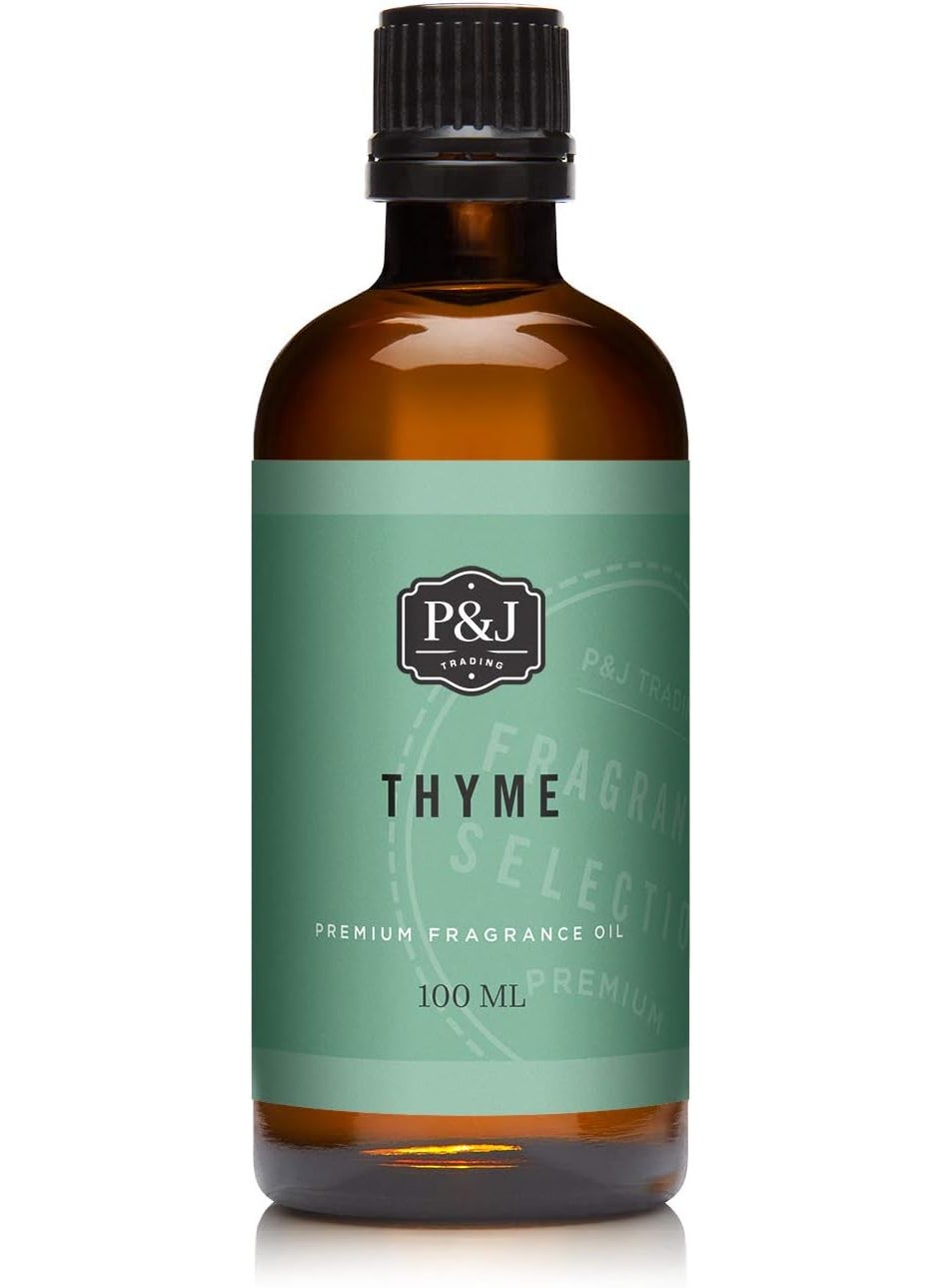 P&J Trading - Thyme Scented Oil 100ml - Fragrance Oil for Candle Making, Soap Making, Diffuser Oil